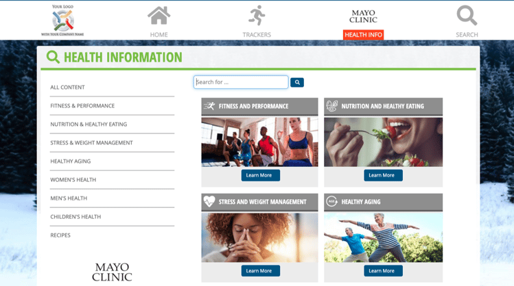 health information screen-1